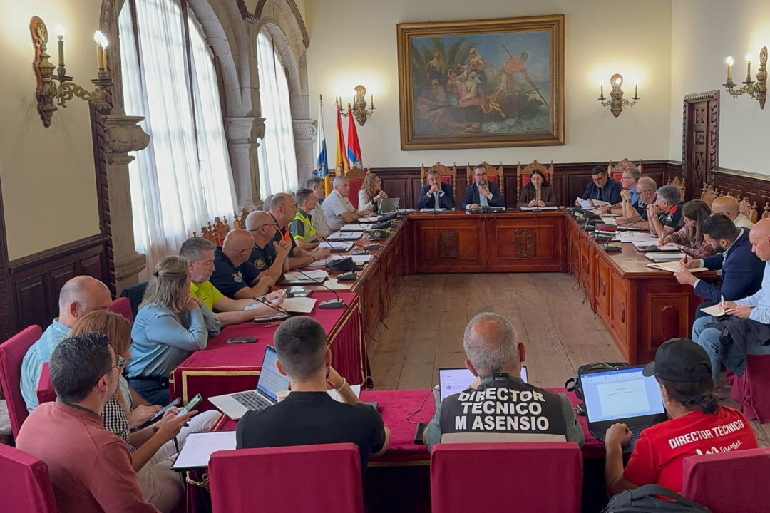 ​El Gobierno de la Bajada de la Virgen mantiene un nuevo encuentro de coordinación general de seguridad