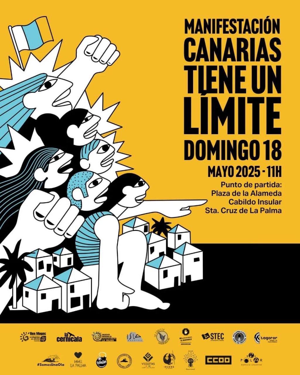 Cartel La Palma 18M