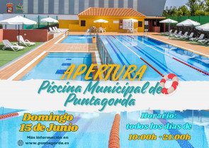 Cartel Piscina Puntagorda