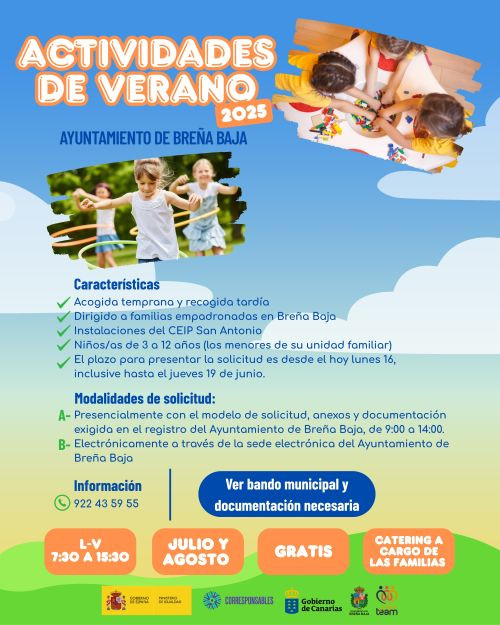 W Infantil Verano 25 Cartel