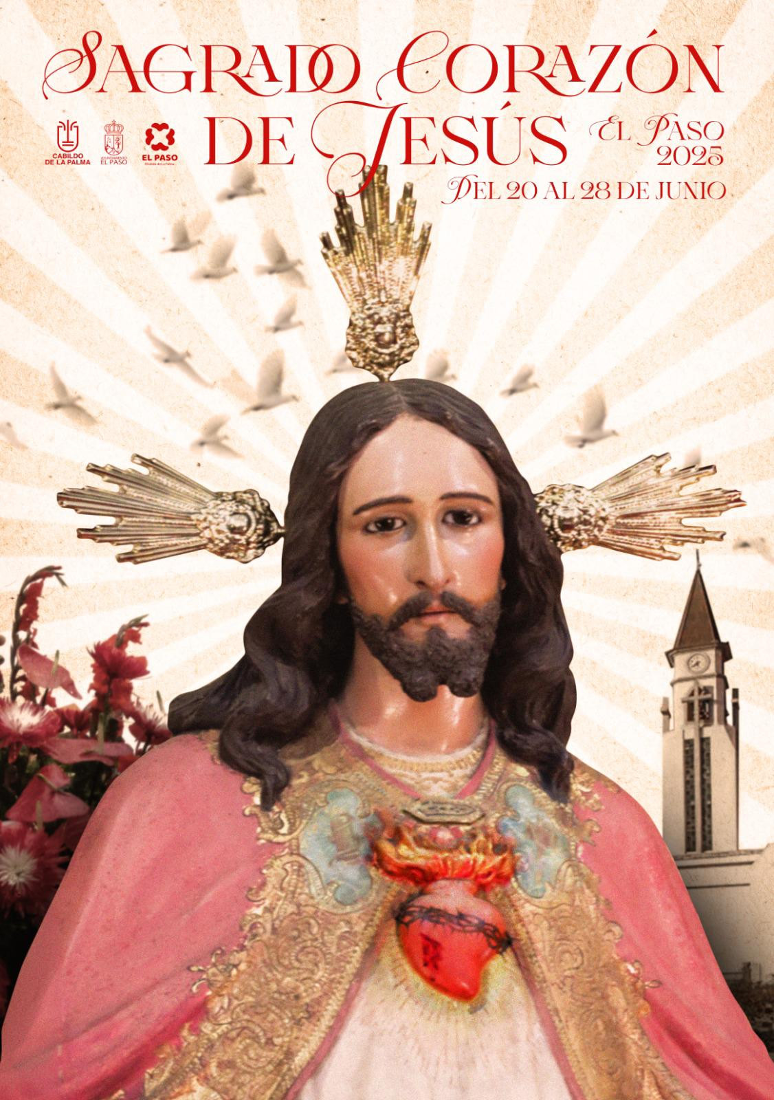 CARTEL SAGRADO CORAZON EL PASO 25