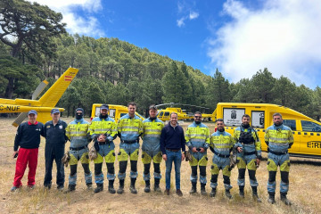 030725. NP. Los helicópteros EIRIF reforzarán la vigilancia contra incendios en El Hierro durante la Bajada de la Virgen de los Reyes 3