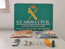 Foto incautación droga en La Palma