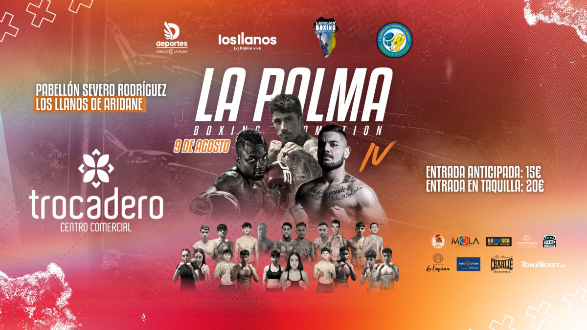 La palma boxing promotion agosto 2025 horizontal