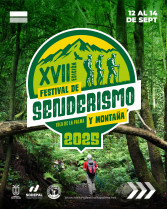 Cartel festival de Senderismo 2025