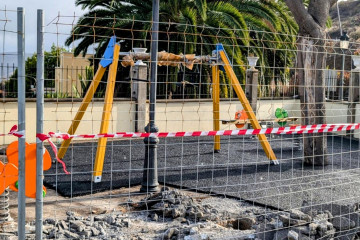 Foto 1 obras parque infantil plaza de Candelaria